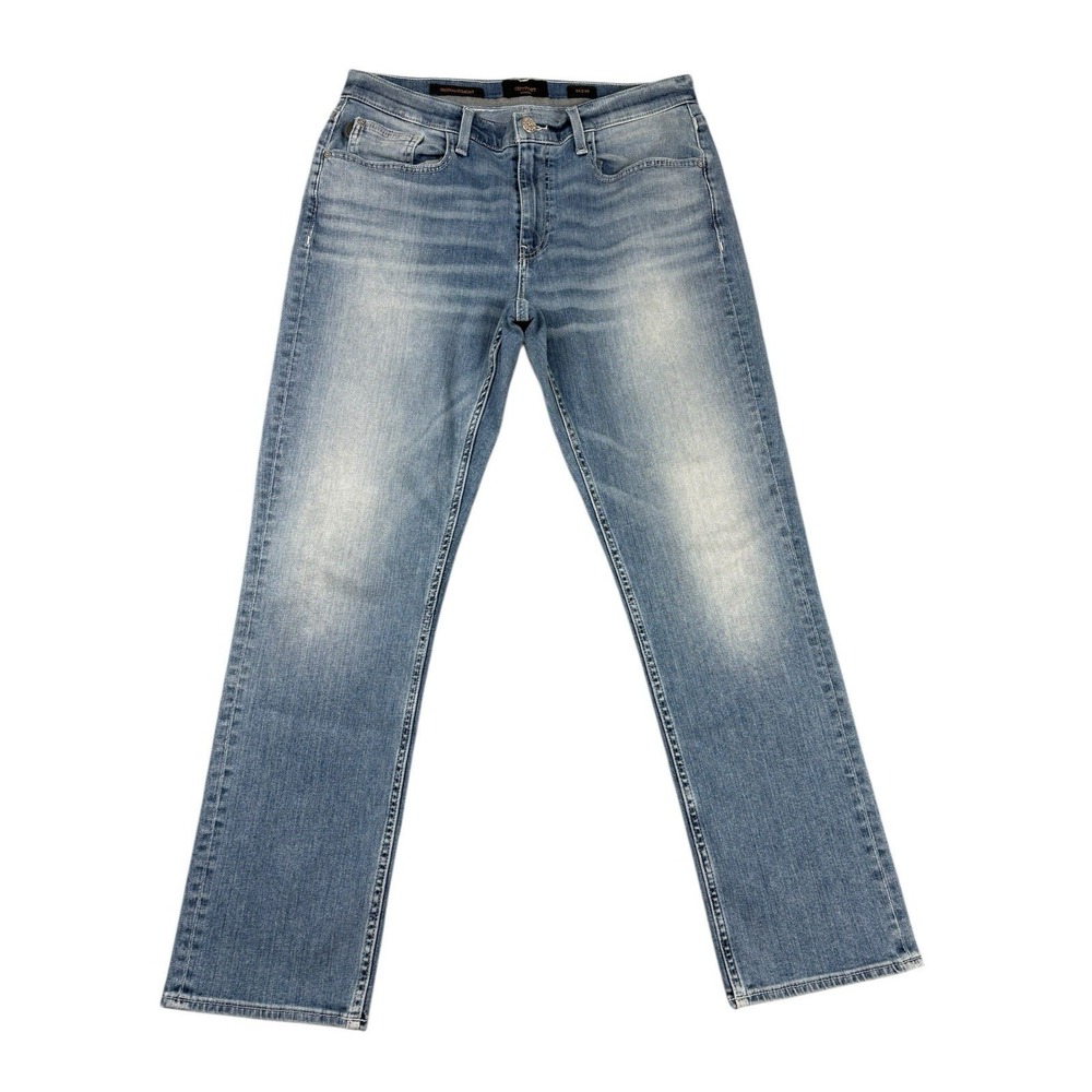 Outpost Makers Original Straight Med Wash Denim Blue Jeans Mens 34x30 Mid Rise